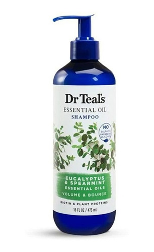 Shampoo Dr Teals De Eucalipto Y Hierbabuena 473 Ml