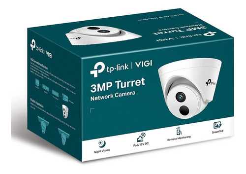 Camara Vigi C400hp-2.8 Turret Network Cam 3mp 2.8mm
