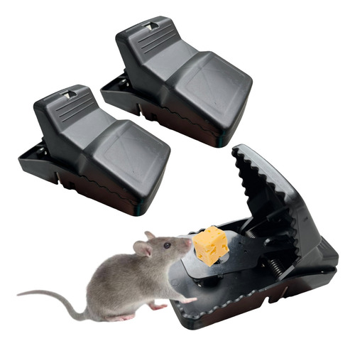2 Ratoeira Armadilha Captura De Ratos Roedores Camundongos