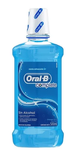 Oral B Enjuague Bucal Complete Menta Refresh 500 Ml