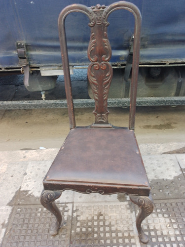 Antigua Silla Dormitorio O Sala Chipendal Firme.! Oferta! (Usado)