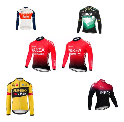 Jersey Uniforme Ciclismo Bicicleta Manga Larga