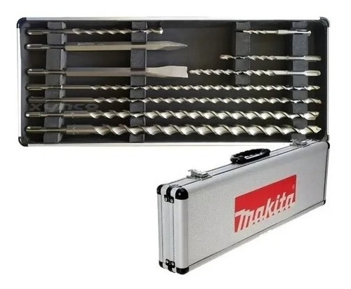 Juego De Mechas Y Cinceles Makita D-19174 Sds Plus 10 Piezas