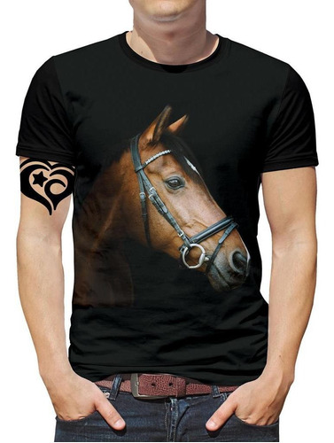 Camiseta Cavalo Masculina Animal Blusa
