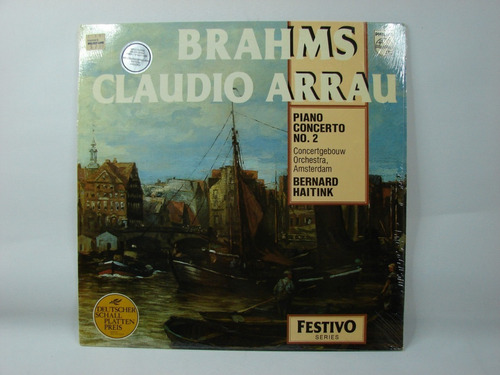 Vinilo Brahms Claudio Arrau Piano Concerto No. 2 Canadá 1978