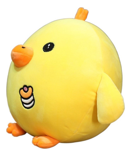 Lindo Pollo De Peluche Amarillo Con Un Pollo De 30 Cm