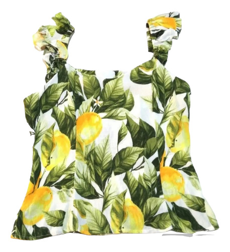 Musculosa Dama Floreada Primavera Verano