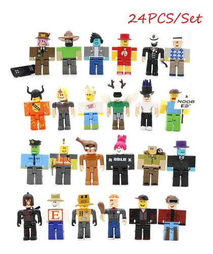 24 Piezas Roblox Figuras De Acción Pvc Muñeca Juguetes