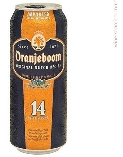 Cerveza Con Alcohol Oranjeboom 14% Ultra Strong Lata 500 Ml