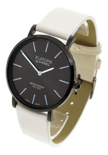 Reloj Europa By Diesel Hombre 4002 P - Eco Cuero Metal Wr30