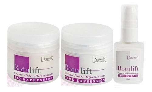 Crema Botulift Día + Noche + Serum Dermik Antiedad Cara Pack