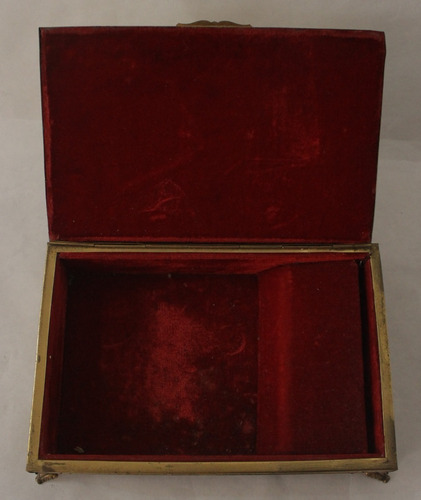 Alhajero Caja Musical Antigua Marfilina Y Bronce (Usado)