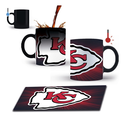 Taza Mágica 11 Oz Nfl Chiefs Kansas City Mod4