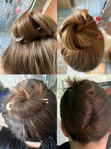 Pinzas Pelo Metal En Forma U, 2 Unidades