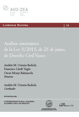 Libro Anã¡lisis Sistemã¡tico De La Ley 5/2015, De 25 De J...