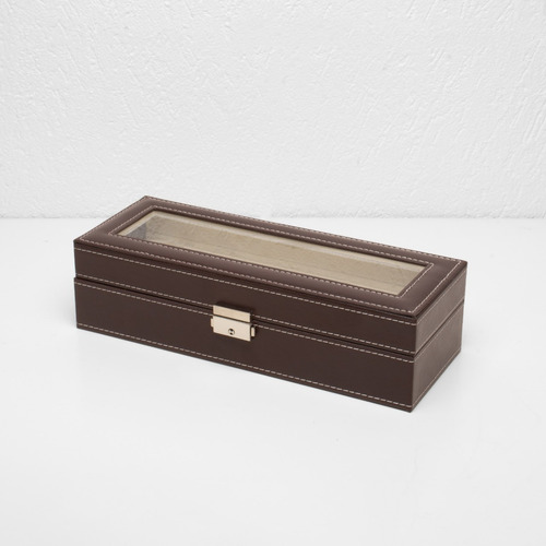 Imagen 9 de 9 de Estuche Caja Organizador Para 6 Relojes