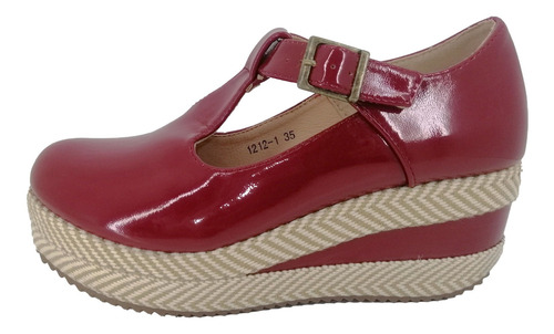 Imagen 1 de 4 de Zapato De Mujer Panchita 1212-1 Rojo