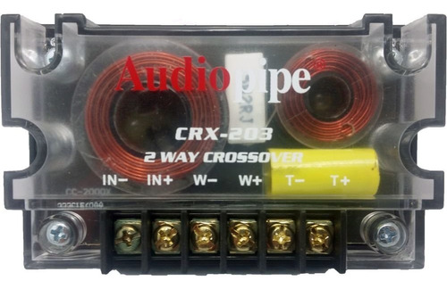 Audiopipe Crx-203 2-way 4-ohm Audio Para Coche Pasivo Crosso