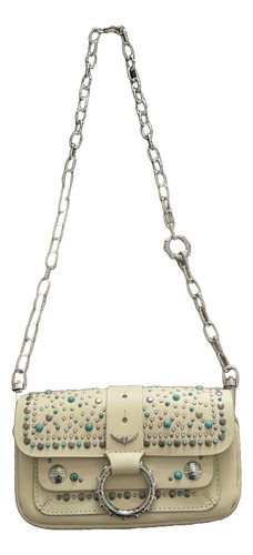 , Zadig & Voltaire Bolso Crossbody Con Tachuela 100% ,