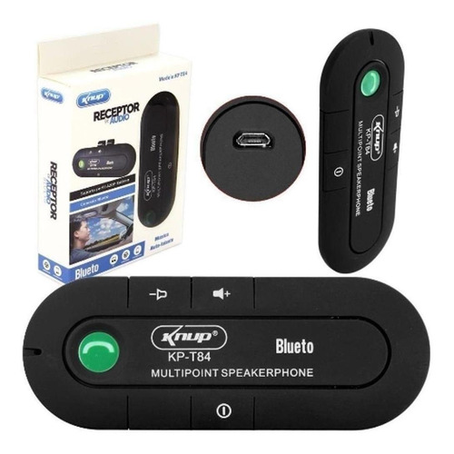 Receptor Audio Knup Kp-t84 Bluetooth Para Carro