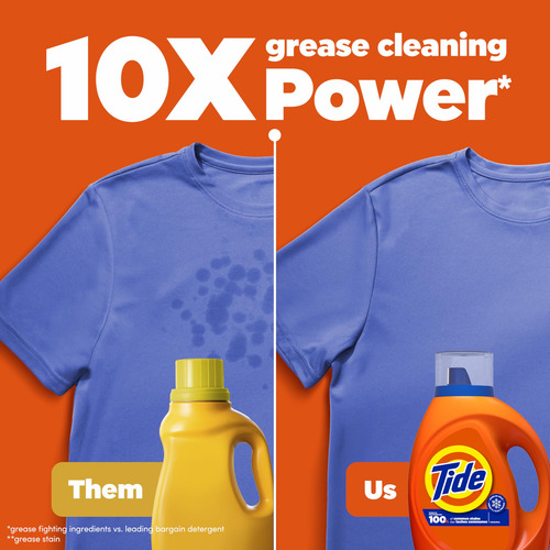 Detergente Líquido Para Ropa Tide 100 Cargas 4 3 Litros He