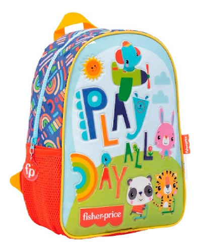 Mochila Espalda Jardin Fisher Price Play All Day 12 Pulgadas