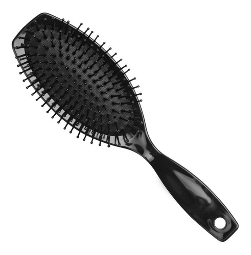 Imagem 1 de 1 de Escova De Cabelo Raquete Oval Almofada Emborrachada