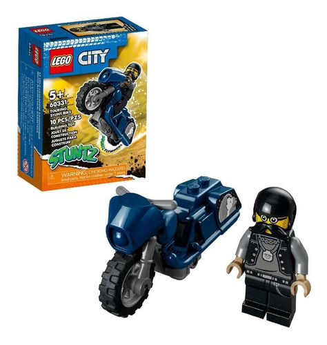 Lego 60331 - Moto De Acrobacias De Turne - Lego City Quantidade de peças 10
