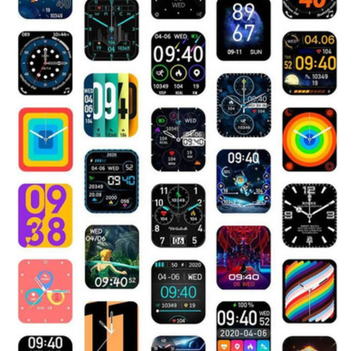 Relógio Smartwatch Microwear Watch 8 Pro 45mm Bluetooth Prateado Branco Prateado