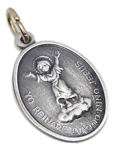 Medalla Divino Niño  - Grabado + Cadena - 22mm/al