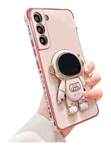 Funda Estilo Astronauta Para Samsung S23 5g Rosa