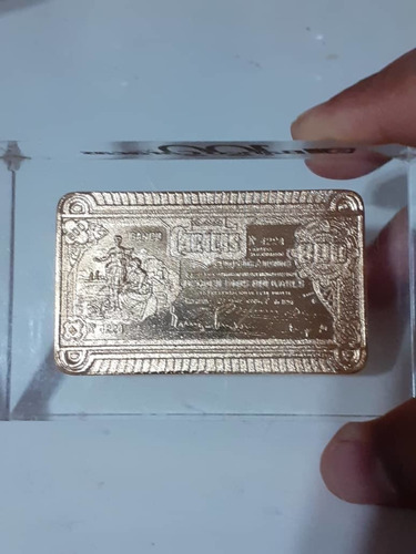 Imagen 2 de 3 de Placa Conmemorativa 100 Años Banco Caracas