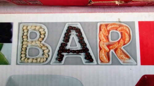 Bandejas Para Pasapalos O Snack En Forma De Letras 3 Piezas (Usado)