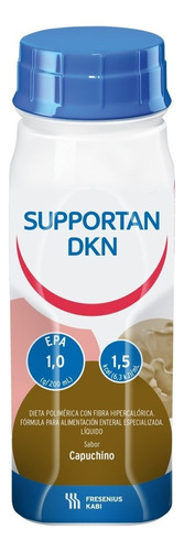 Suplemento en líquido Fresenius Kabi  Supportan DKN carbohidratos sabor capuchino en botella de 200mL