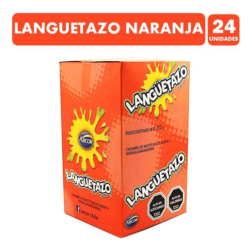 Languetazo Naranja 24 Unidades