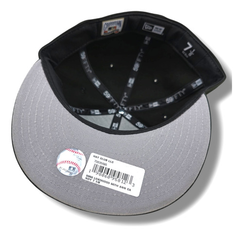 Gorra New Era Dodgers Mlb Original Patch Edición Especial Negro 7 1/8 Los Dodgers