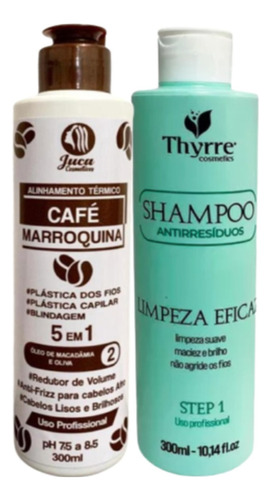 Ativo Progressiva Coffe Café Marroquina 300ml Shampoo Thyrre