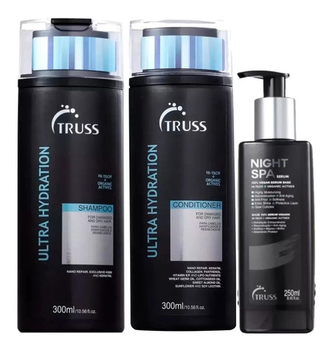 Truss Kit Ultra Hydration Duo + Night Spa (3 Produtos)