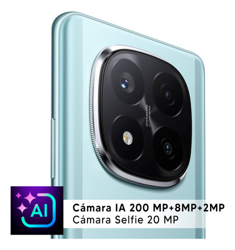 Celular Xiaomi Redmi Note 14 Pro+ Plus 5g Azul Hielo 12gb De Ram 512gb