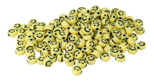 Bolsa De Cuentas Carita Feliz Smile Para Collar Bolsa 250gr.