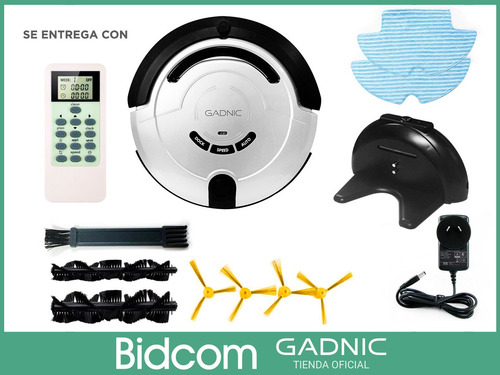 Aspiradora Robot Inteligente Gadnic + Trapeadora Y Pulidora