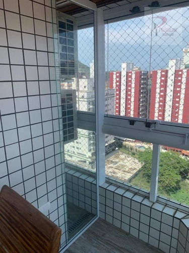 Apartamento Com 3 Dormitórios À Venda, 100 M² Por R$ 800.000 - Canto Do Forte - Praia Grande/sp - Ap2592