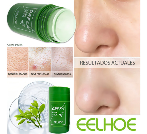Mascarilla Green Mask Stick Acne Limpieza Profunda Té Verde