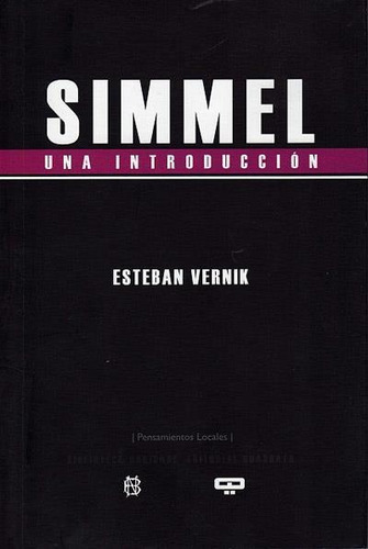 Georg Simmel. Una Introduccion