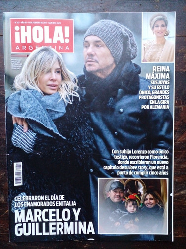 Hola! Argentina N° 327 14/2/17 Tinelli Maradona Lady Di Calu (Usado)