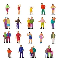 Comprar 10 Pessoas Pintadas, H=2,05cm 1:87 Maquete Arquitetura  Trem