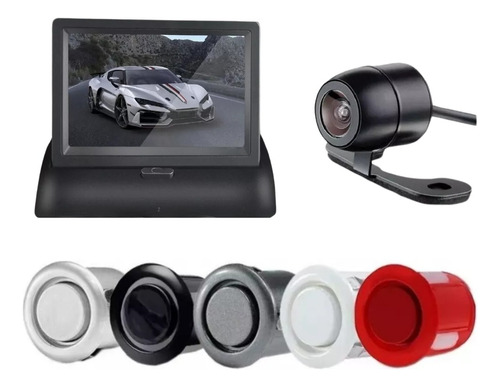 Sensor Ré + Camera Borboleta + Tela Lcd Ford Ka 2014/2015