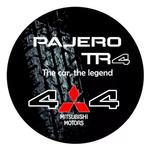 Capa Estepe Personalizada Pneu Aro 17 Pajero Tr4 Full Cn1185