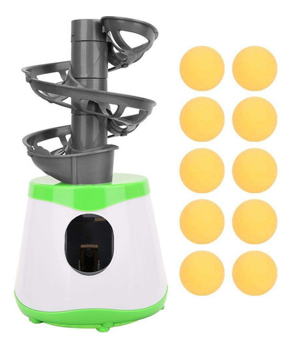 Máquina Automática De Bolas Lanzador De Tenis De Mesa 10 Bol