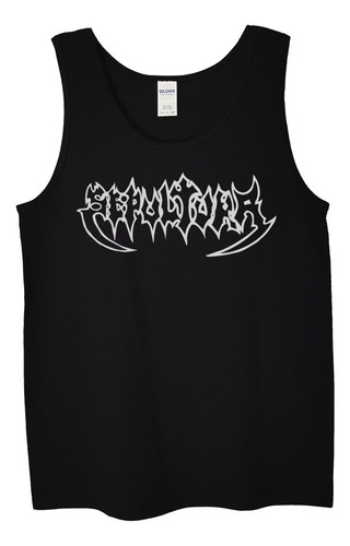 Polera Musculosa Sepultura Logo Antiguo Metal Abominatron